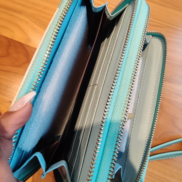 Michael Kors Wallet, Turquoise Wristlet - Picture 2 of 6